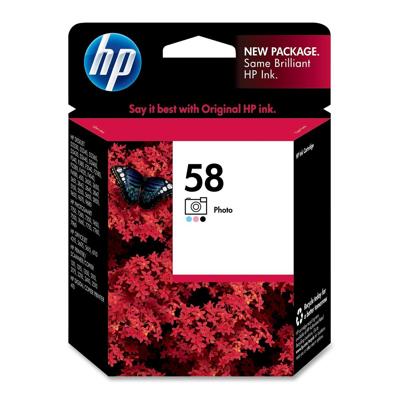 GENUINE NEW HP 58 (C6658AN) Photo Color Ink Cartridge 