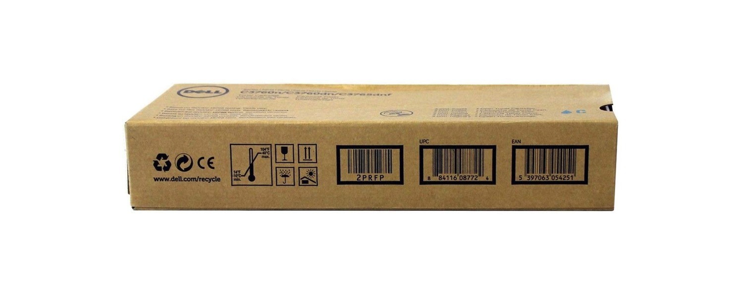 Genuine Dell 2PRFP Cyan Toner Cartridge
