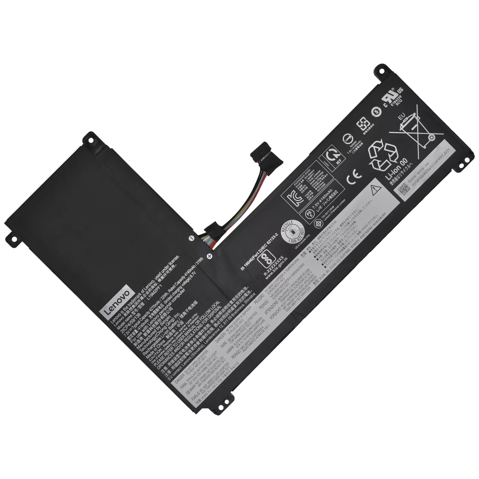 Genuine L19L2PF1 L19M2PF1 L19C2PF1 battery fr Lenovo IdeaPad 1-11IGL05 1-14IGL05