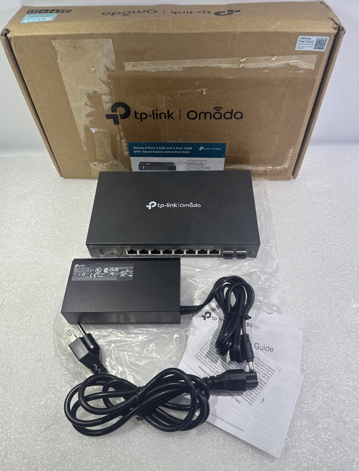 TP-Link SG2210XMP-M2 | Omada 8-Port 2.5Gbps PoE+ Smart Switch | 2* 10GE SFP+