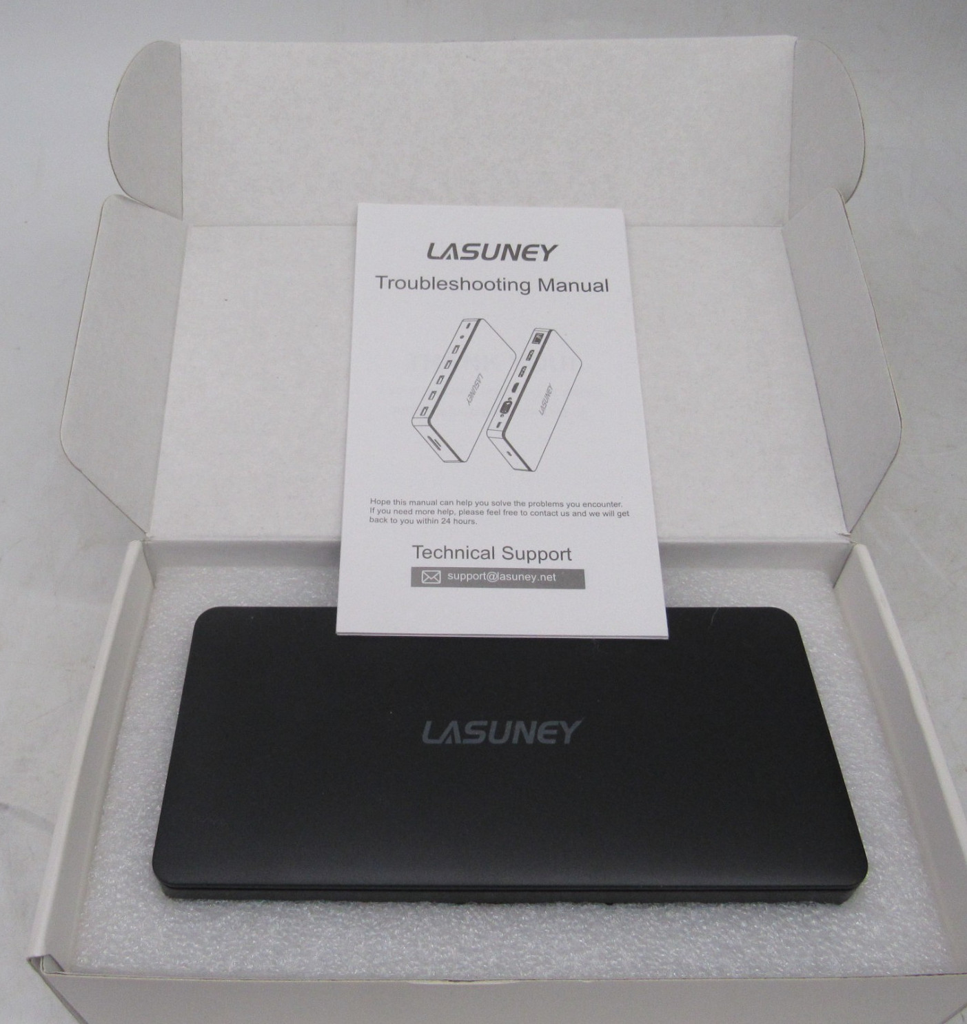 New LASUNEY USB-C 15 in 1 Docking Station, 4K Triple Display Multiport Adapter