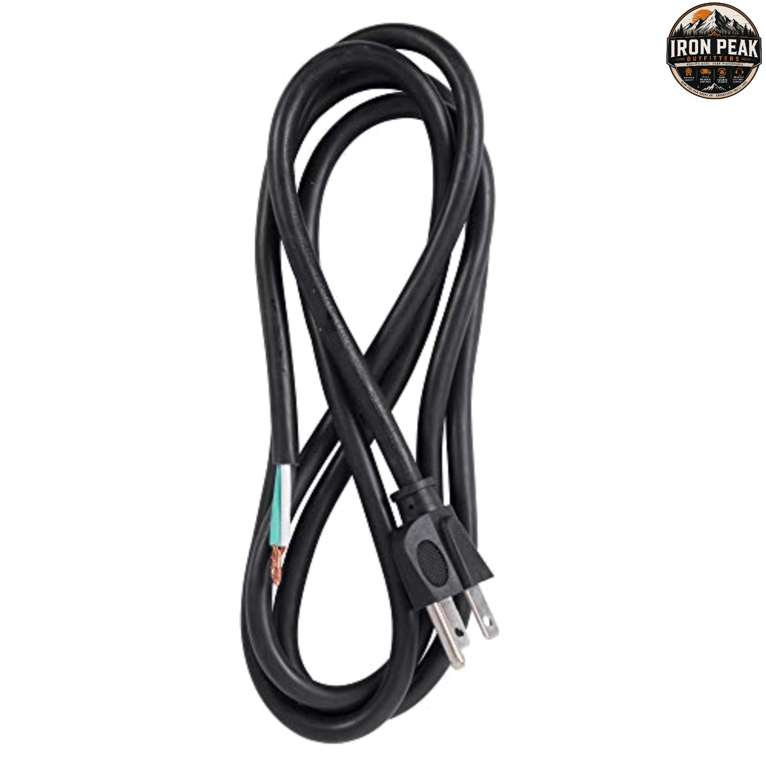 Power Tool Replacement Cord 6 ft 14 AWG 14/3 Grounded Plug 15A 125V