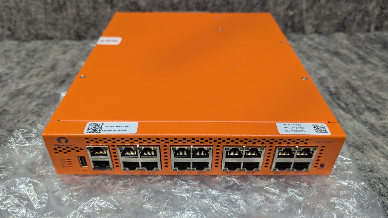 Gigamon G-TAP A Series 2 GTP-ATX21 TapSplitter - 10Mb LAN, 100Mb LAN - Untested
