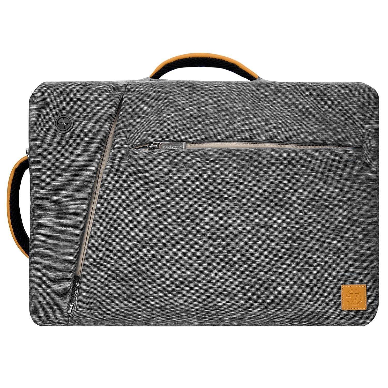 VanGoddy Laptop Messenger Gray Nylon (LAPLEA022)