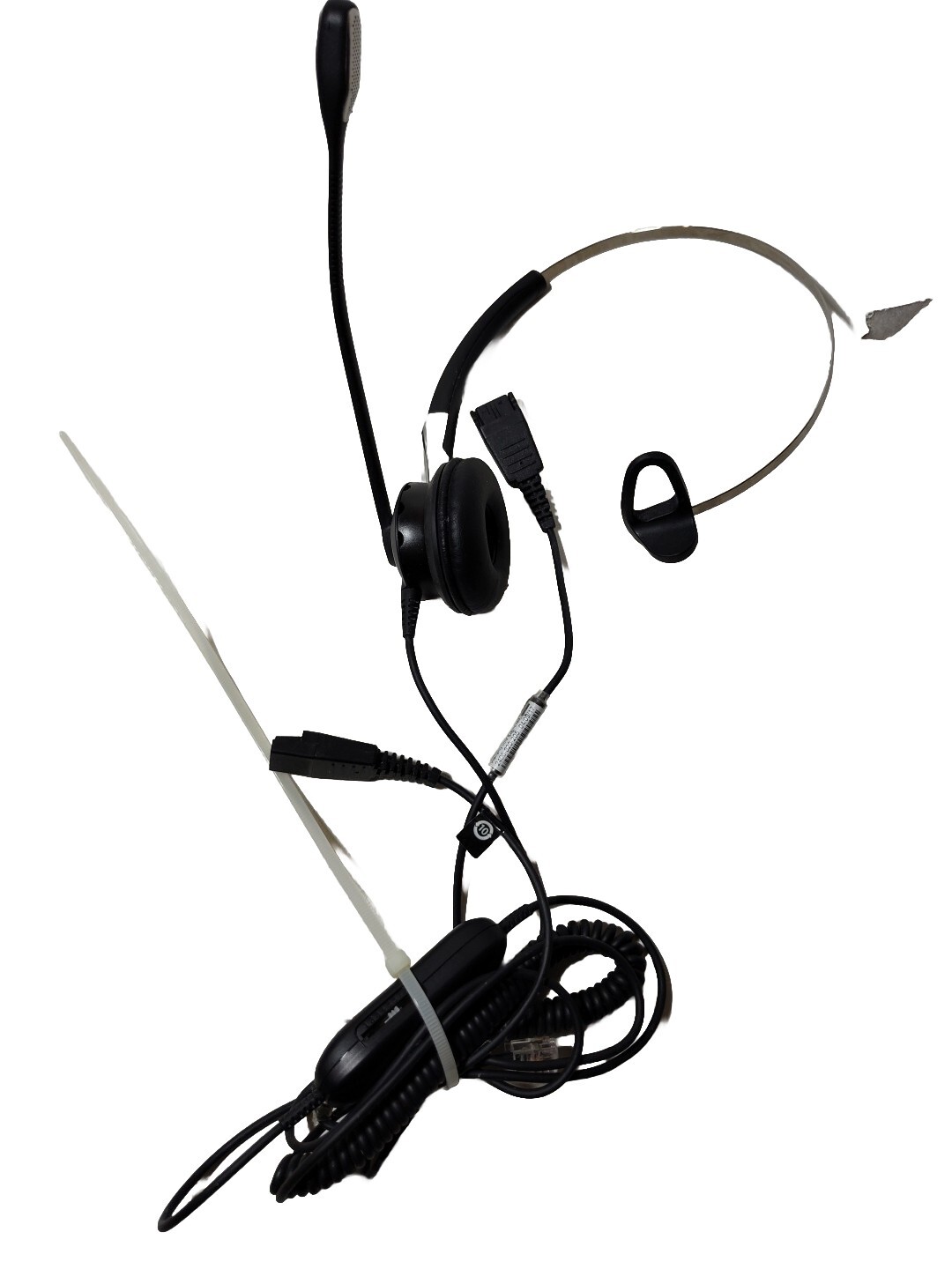 Jabra Foot Coiled Smart Cord GN1200 CC 2M Coiled QD to Mod Plug Headset