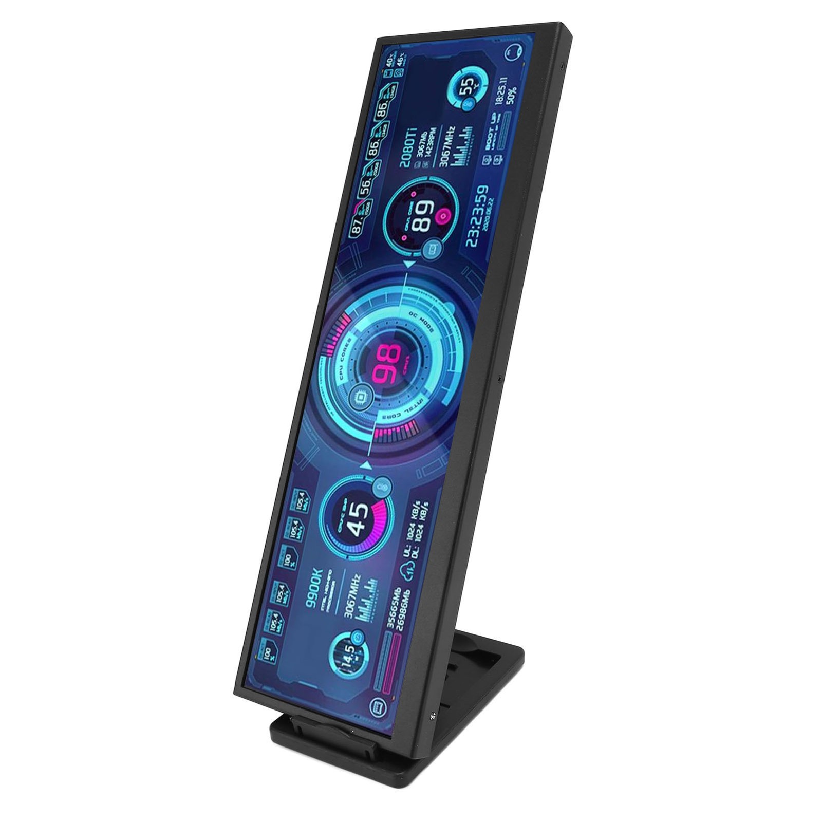 12.6 Inch Secondary Screen FHD IPS Second Screen Stretched Bar LCD Display ZVRI