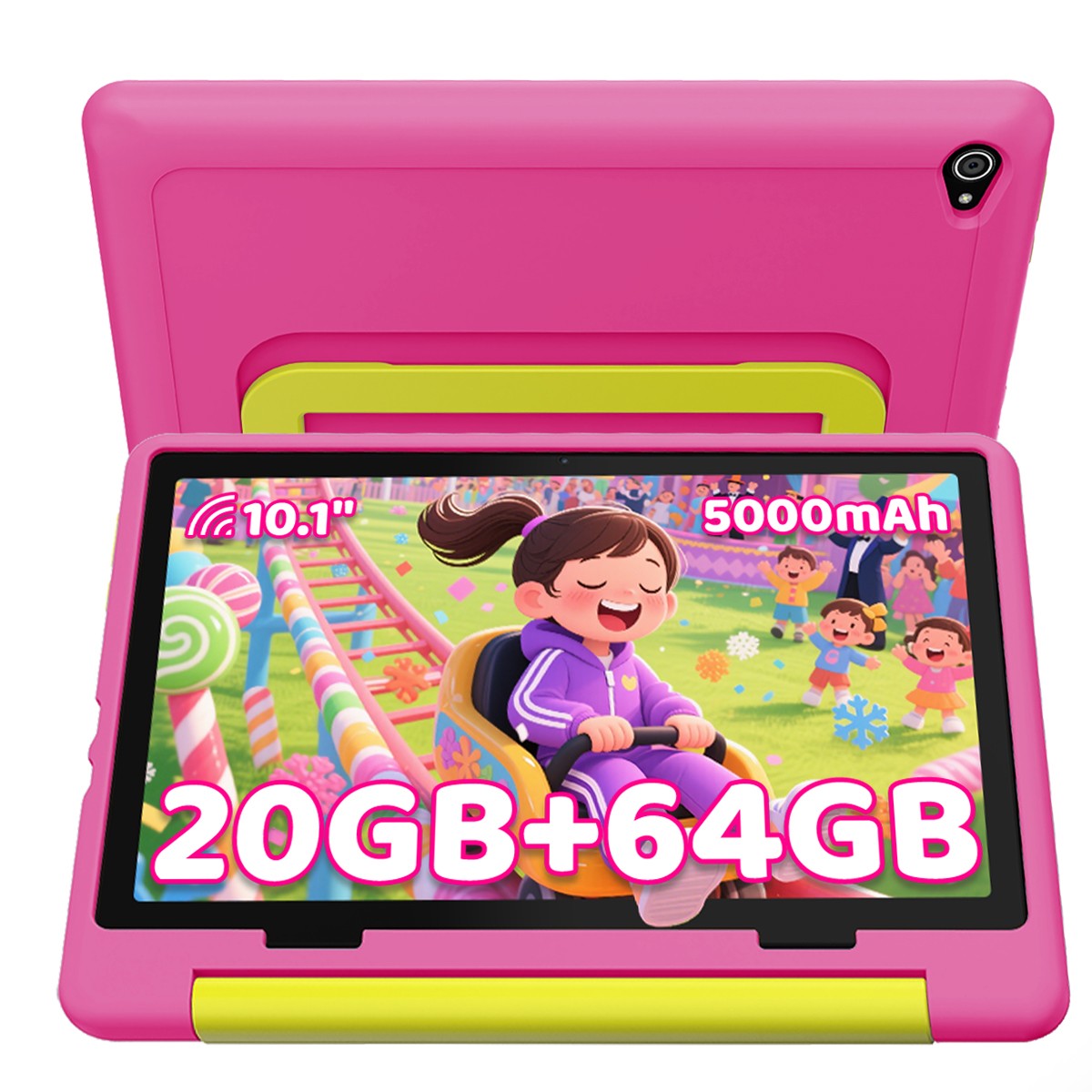 10.1" Kids Tablet Android 15 Parental Contol Google Play GMS 20GB RAM 64GB ROM
