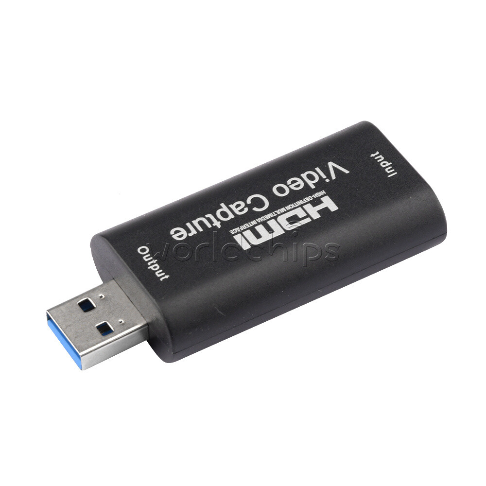 4K 1080P HD USB 2.0 Video Capture Card Grabber Record f PS4 Game Live-Stream