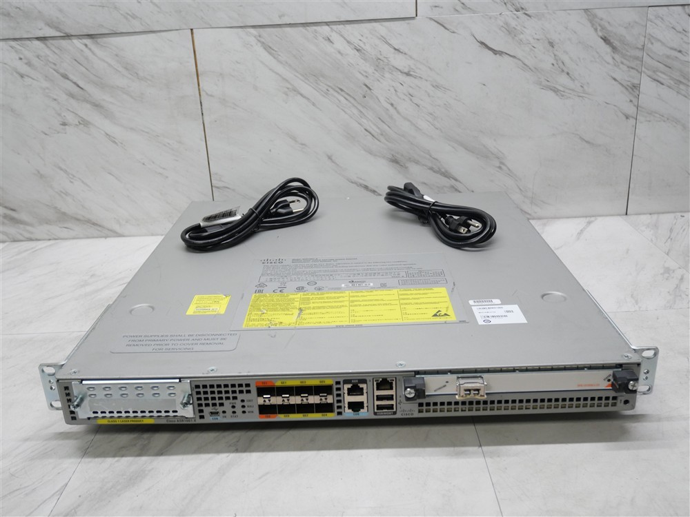 Cisco ASR1001-X V02 Router Adv Enterprise 10Gbps SPA-1X10GE-L-V2 XFP Dual PSU
