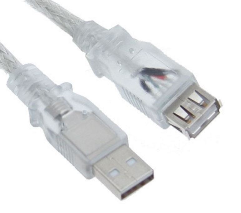Astrotek USB 2.0 Extension Cable 5m - Type A Male to Type A Female Transparent