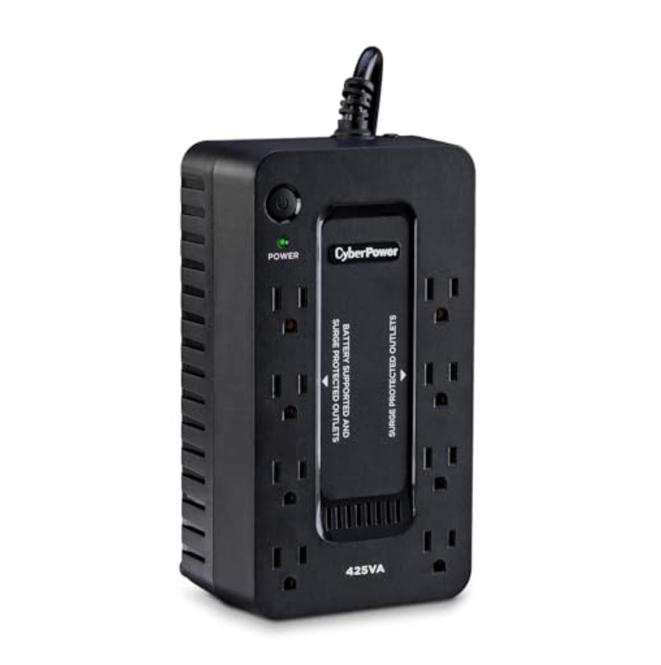 Standby UPS 425VA 260W 8 Outlet Surge Protector Battery Backup 120V LED
