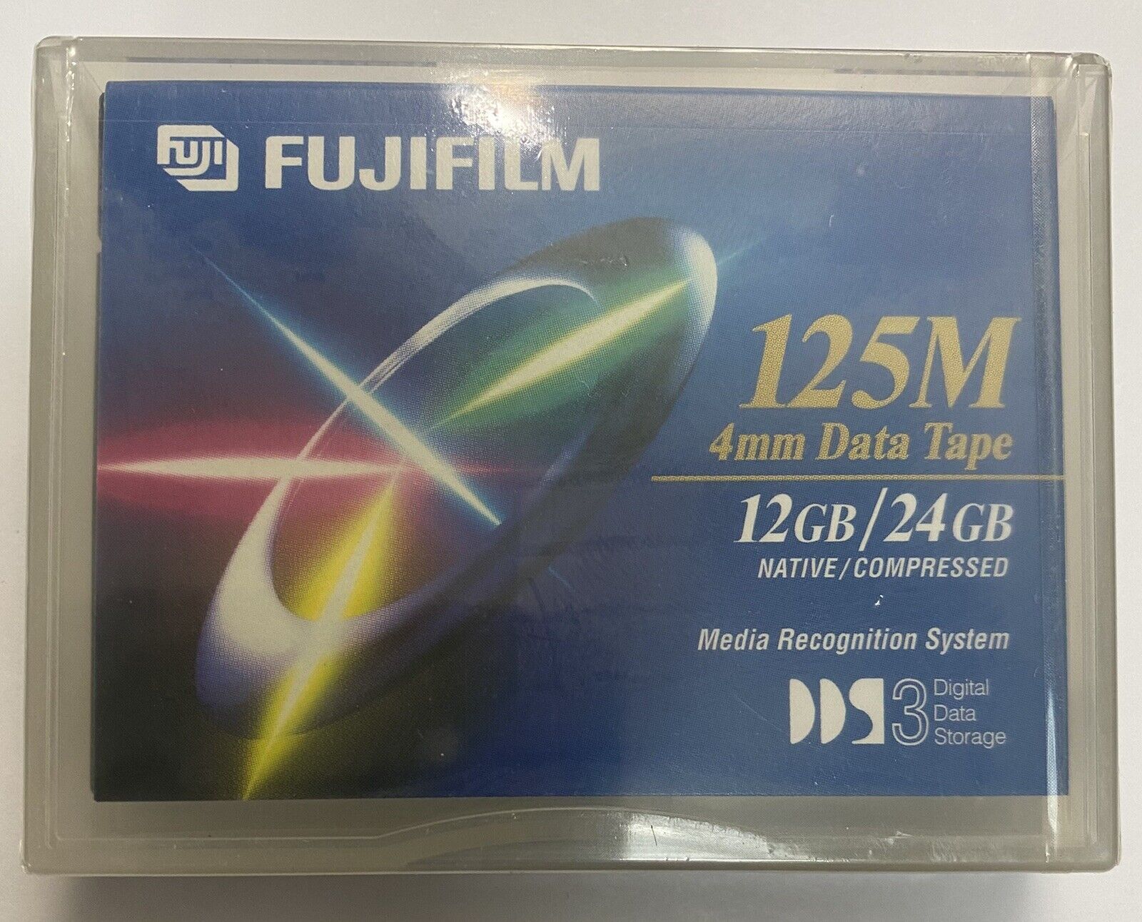 New & Sealed - FujiFilm 125M 12 GB / 24 GB 4mm Data Tape Cartridge