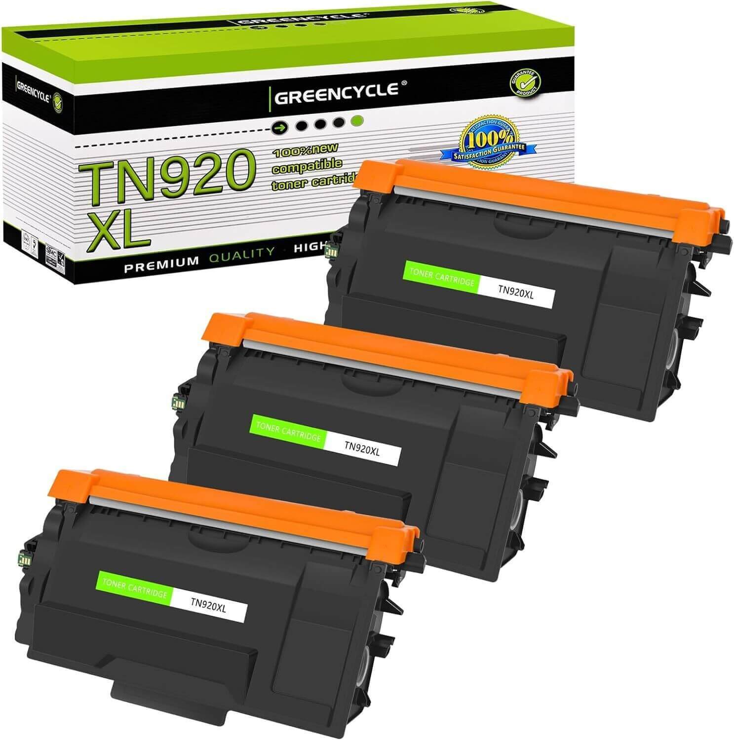 TN920XL High Yield Black Toner Compatible for Brother HL-L6310DW MFC-L6810DW 3PK