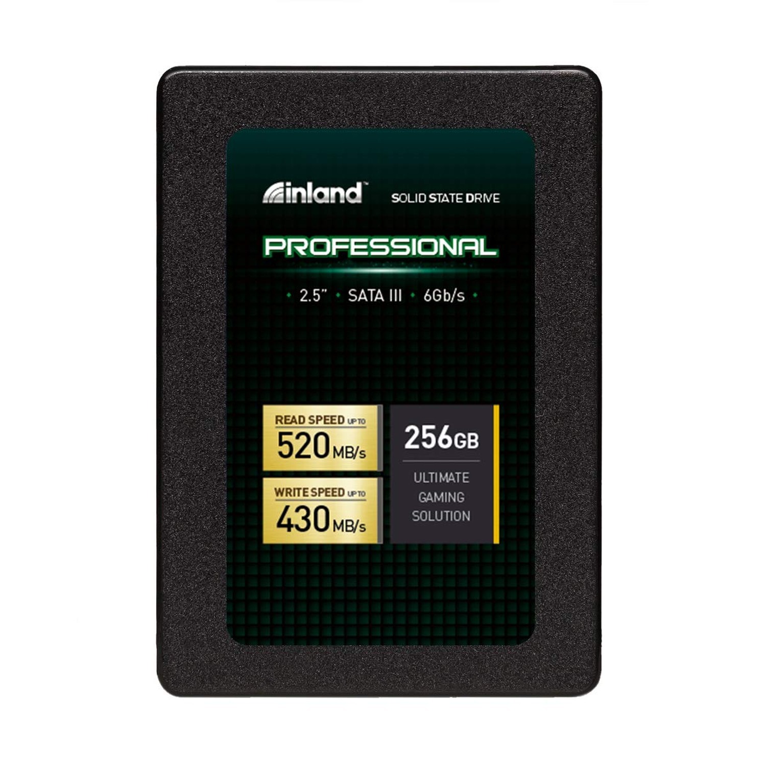 Inland Pro 256GB SSD 3D NAND SATA III 2.5" 7mm Internal Solid State Drive | 3...