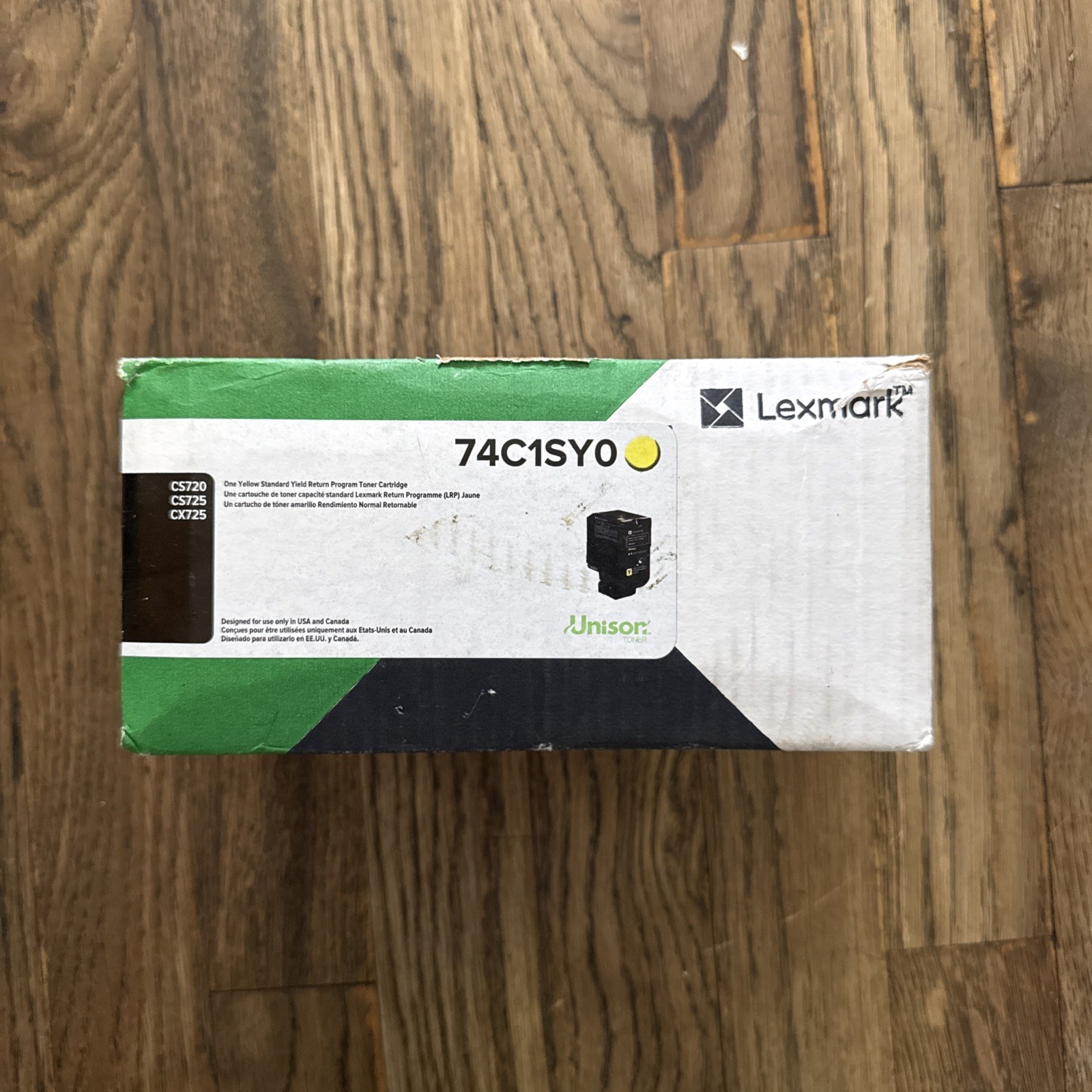 Lexmark 74C1SY0 Yellow Standard Yield Toner Cartridge