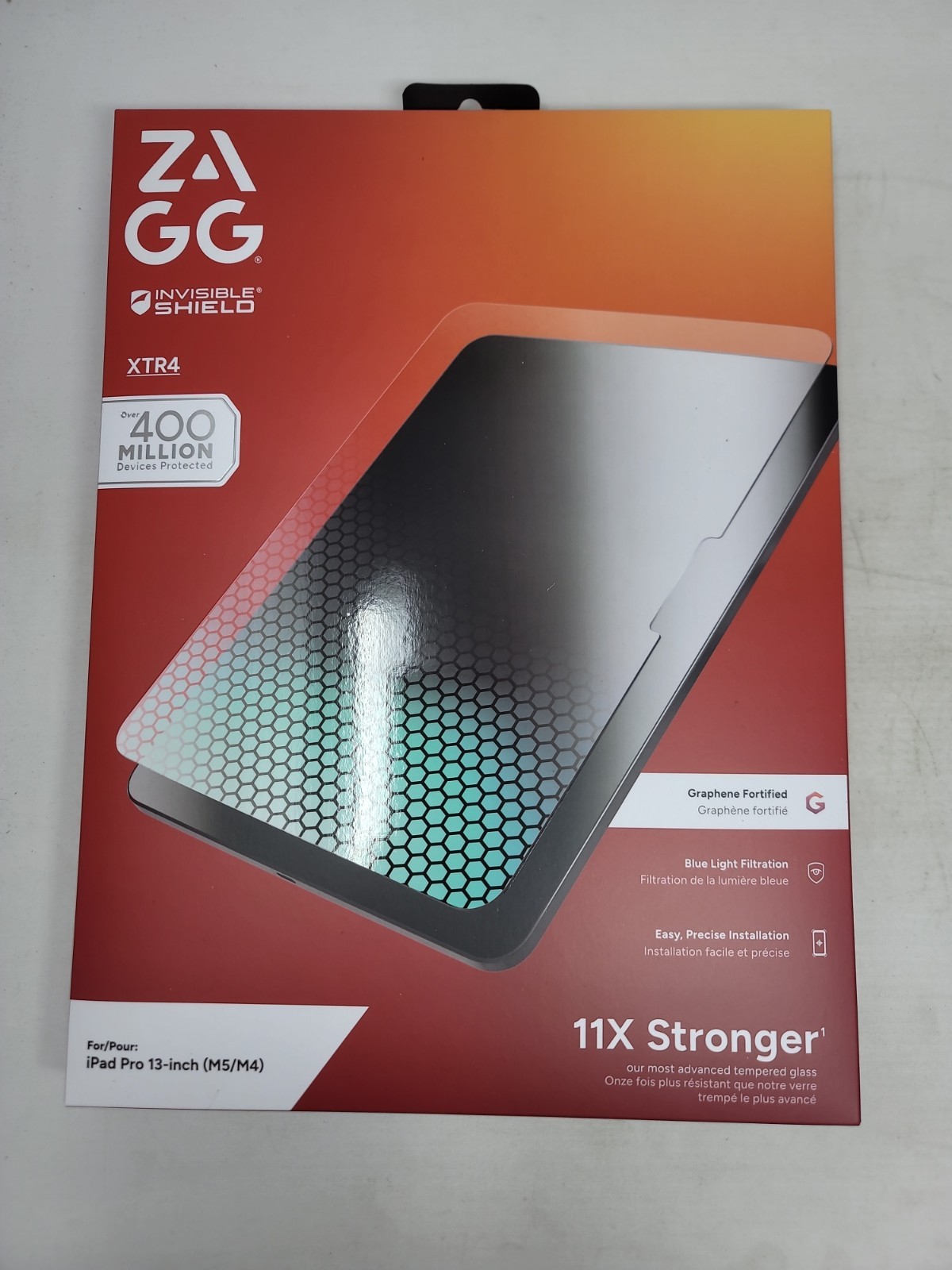 ZAGG Glass XTR4 Blue Light Tablet Screen Protector for iPad Pro 13" (M5/M4)