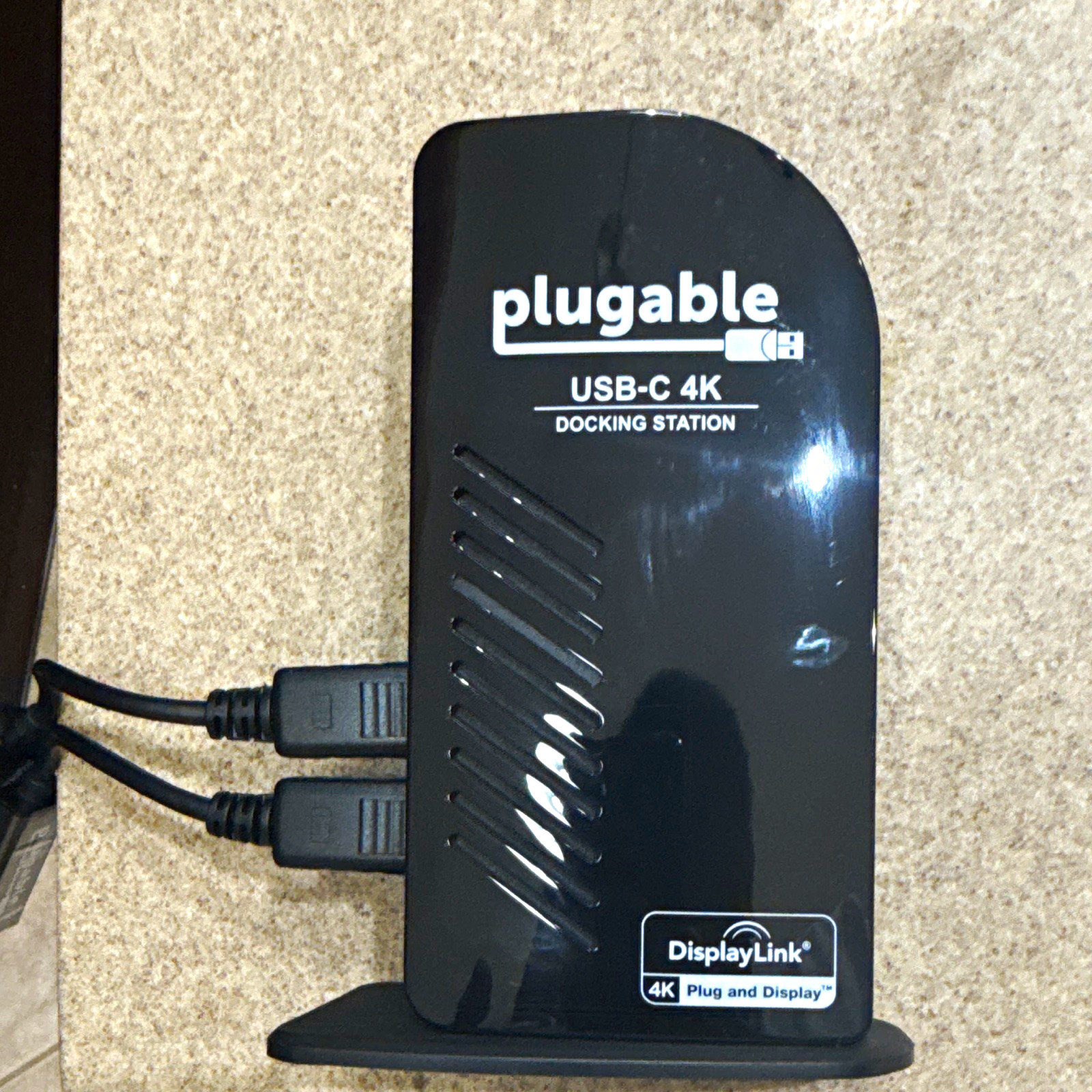 Plugable UD-ULTC4K USB-C 4K DisplayLink Dock w/ HDMI DP Ethernet USB 3.0