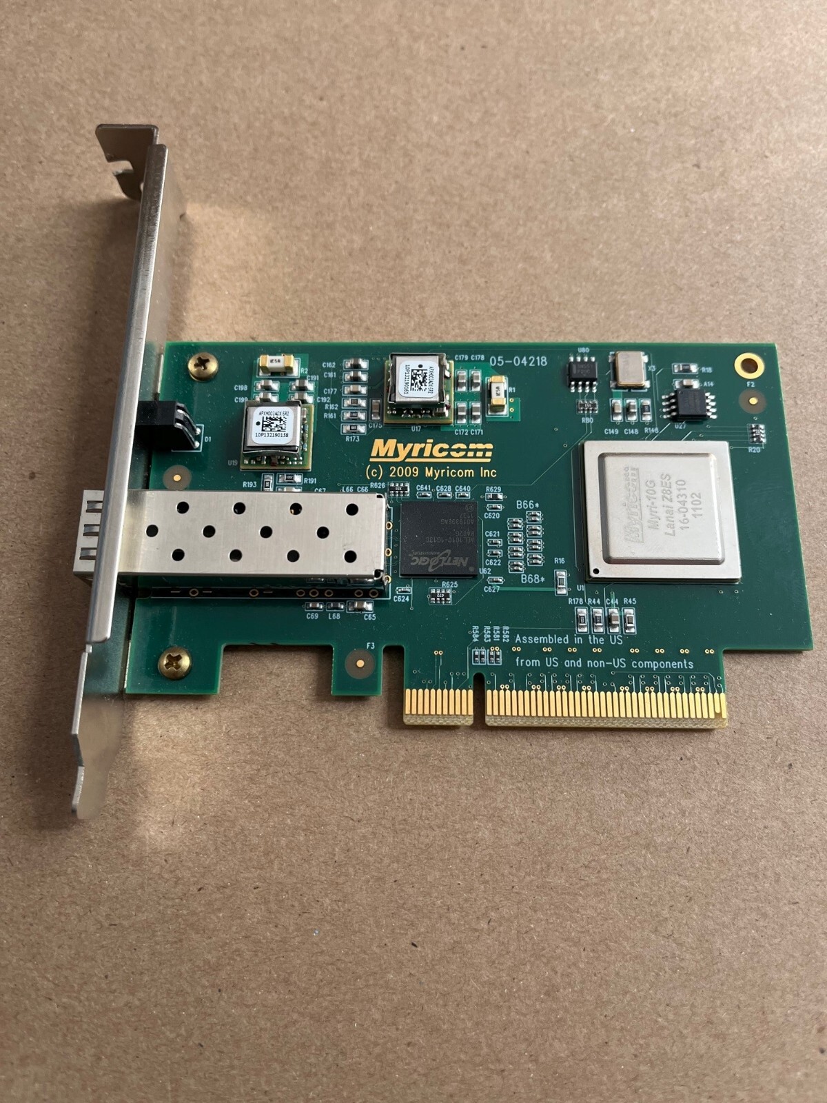 Myricom 05-04218 10G-PCIE-8B-S Single Port Network Adapter Card 