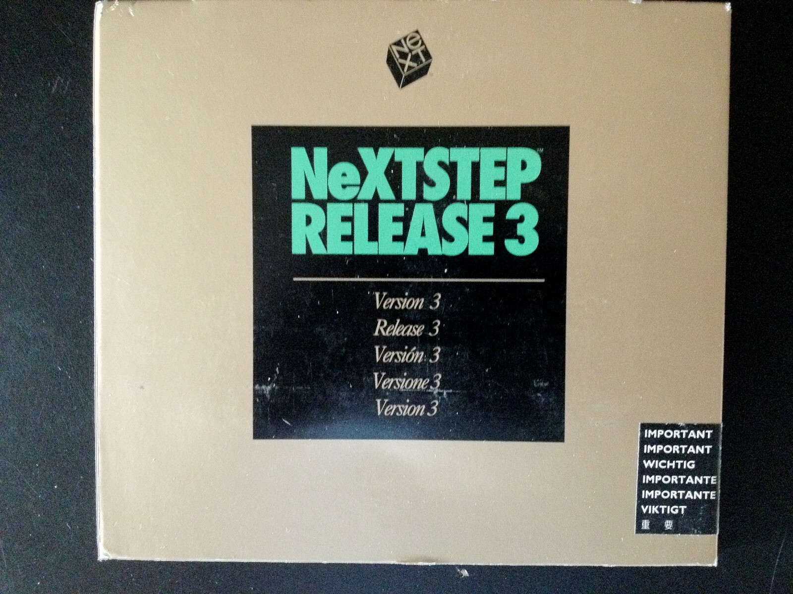 NeXTSTEP 3.0 User 68K  Operating System Developer tools Worlds 1st Software  CD