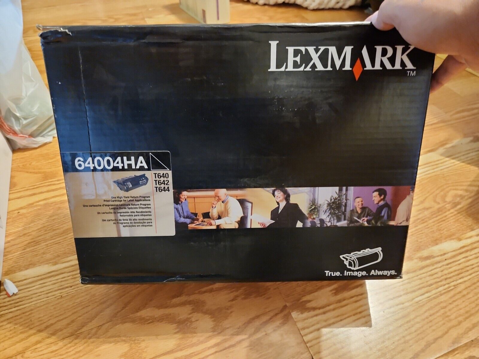 Genuine Lexmark 64004HA High-Yield Toner for Labels 21000 Page-Yield Black 