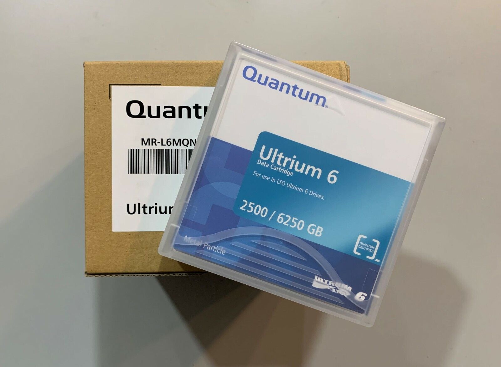 Quantum LTO6 Tape Cartridge MR-L6MQN-03 Ultrium Backup Data Storage