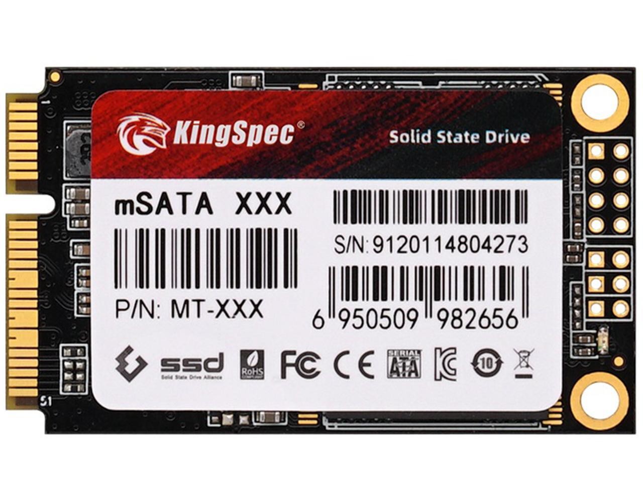 KingSpec mSATA SSD Internal Solid State Drive Data Storage SATA Hard Drives 3D