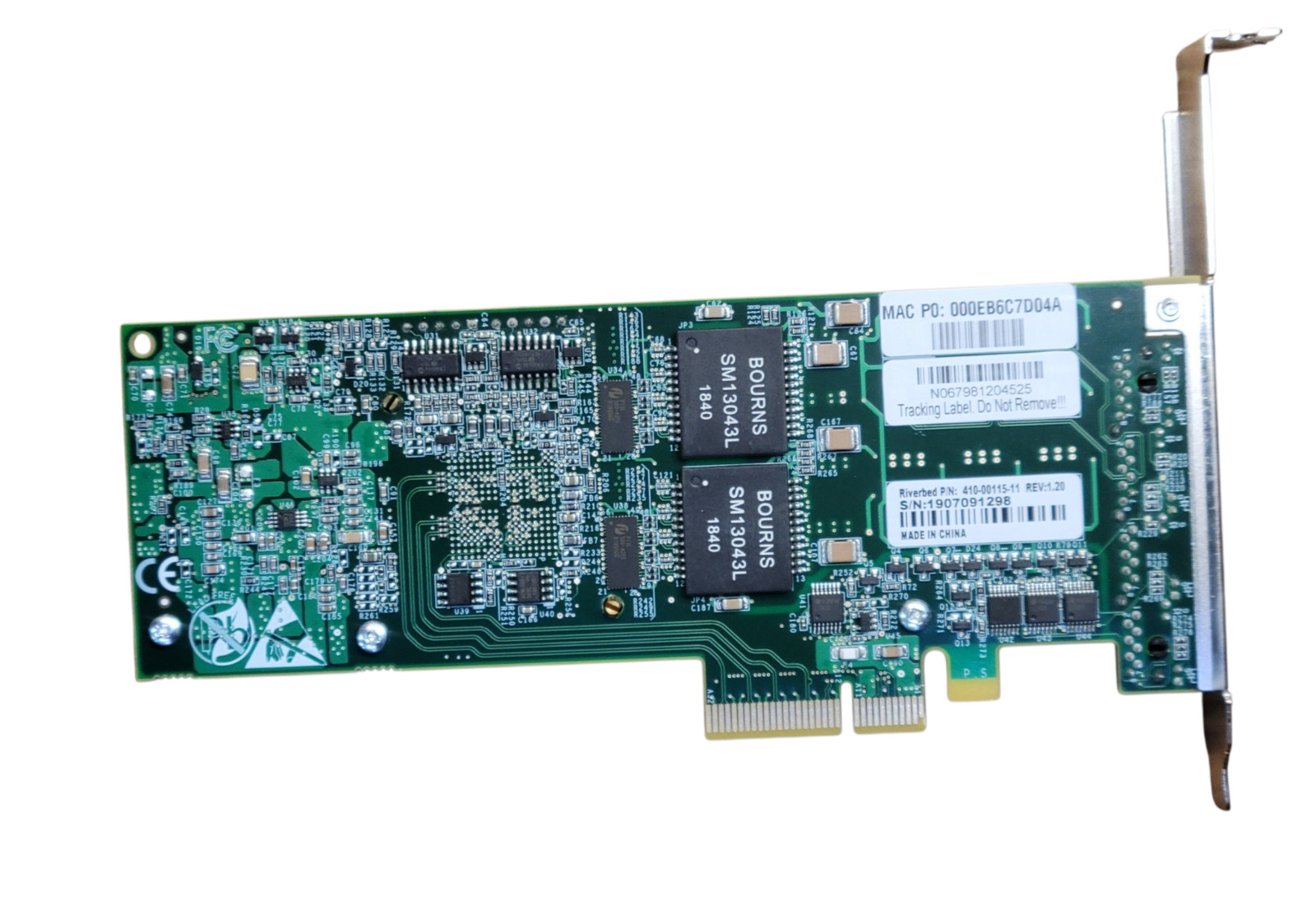 Riverbed Silicom Quad Port 1GbE Network Interface Card 410-001155-11