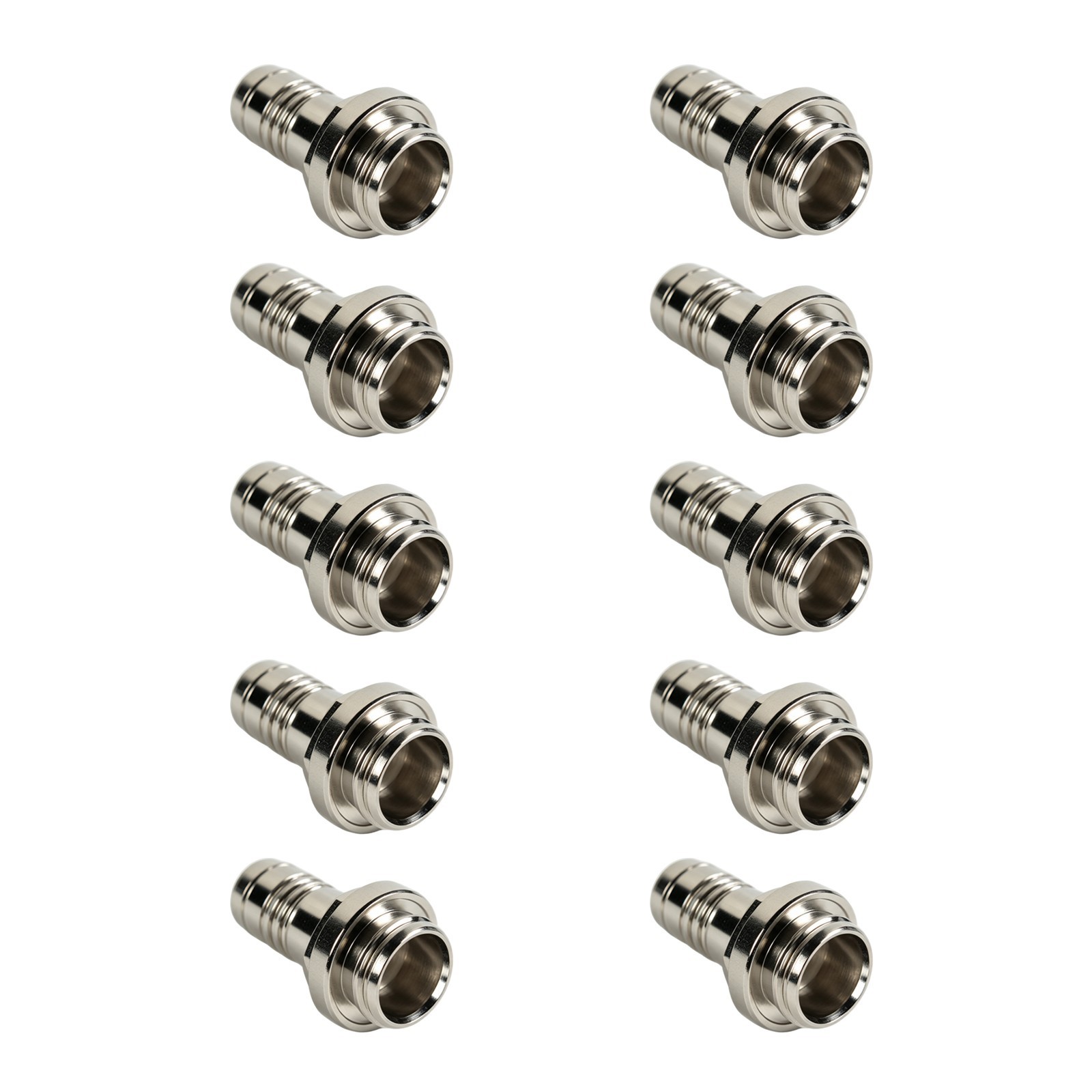 G1/4 Male Thread Barb Fitting 10 PCS 7-8mm ID Soft Tube PC Water Cooling