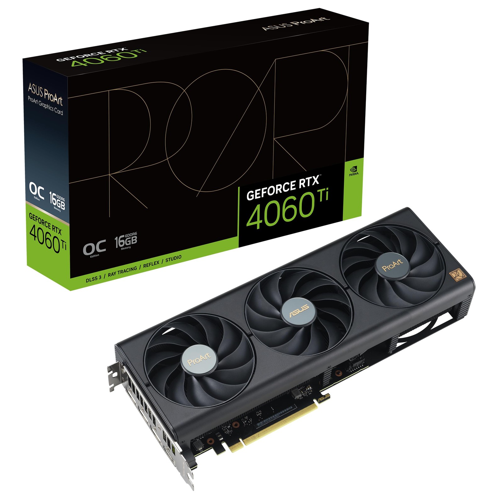 ASUS ProArt GeForce RTX 4060 Ti 16GB OC Edition GDDR6 (PROART-RTX4060TI-O16G)