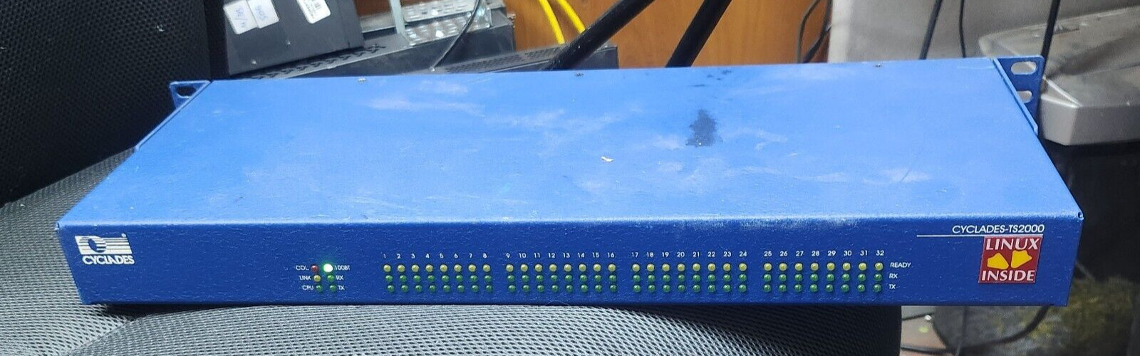 Cyclades TS2000 32-Ports Serial RS232 on RJ45 Linux Terminal Console Server
