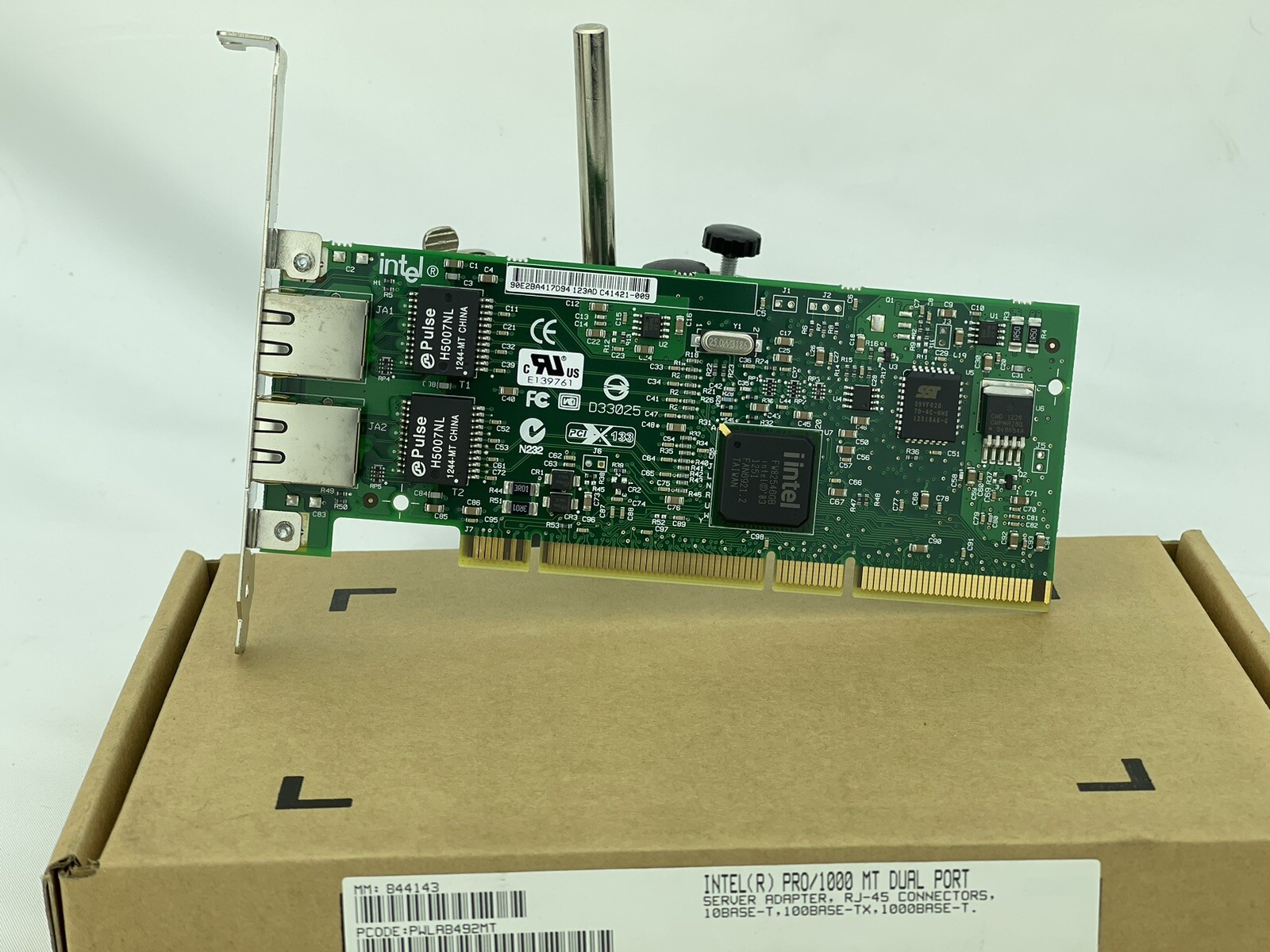 NIB Intel ORIG. PWLA8492MT PRO/1000 MT Dual Port Desktop Network Server Adapter