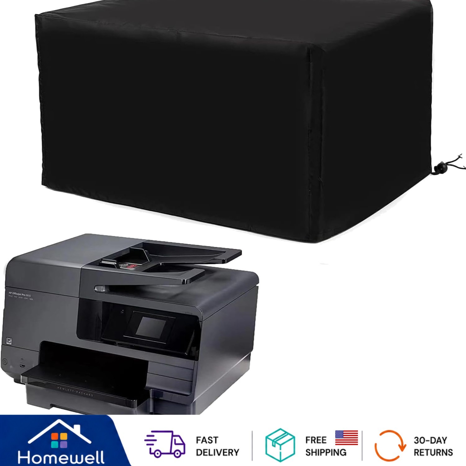 Universal Anti-Static Printer Dust Cover 20x16x12 - Protect Your Equipment
