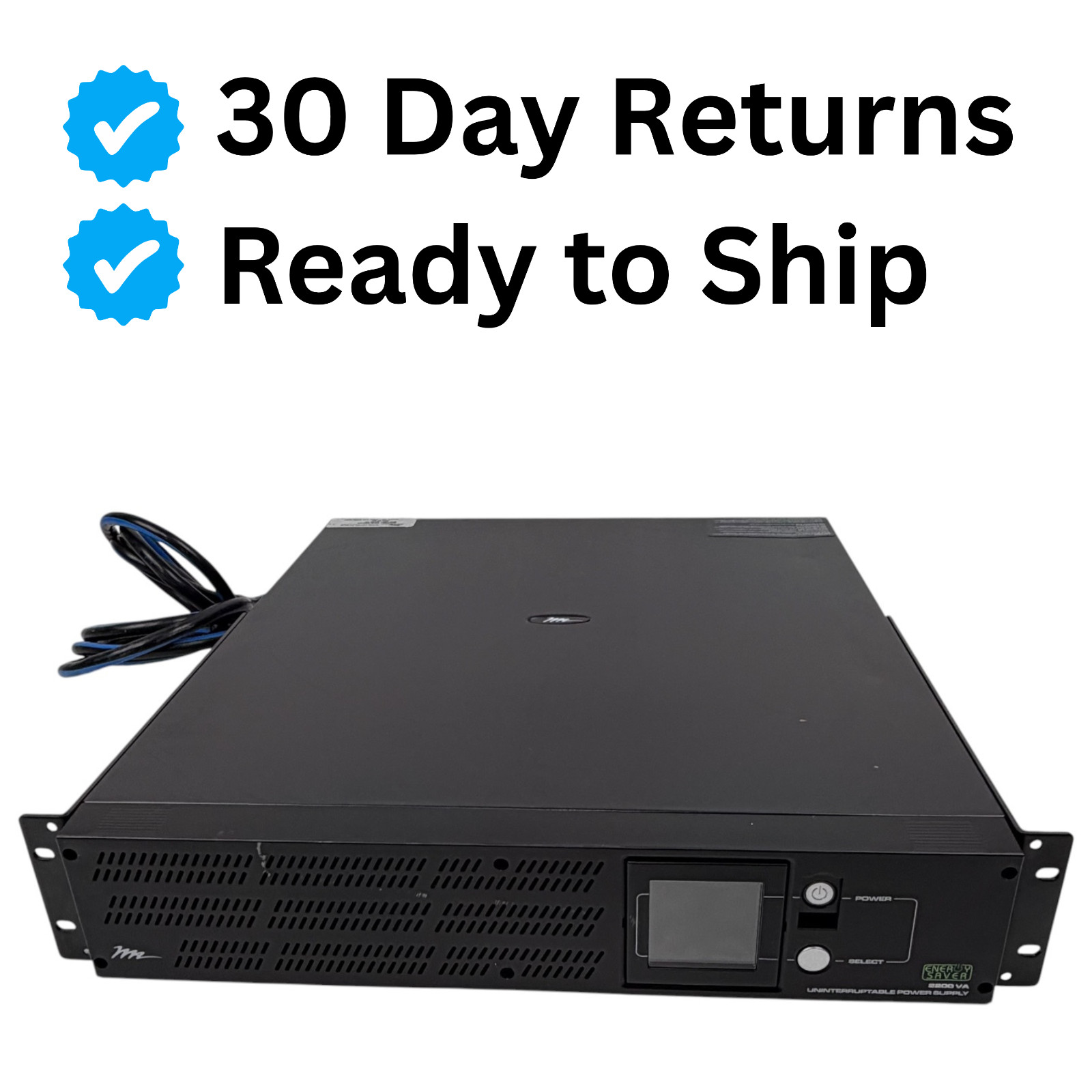 Middle Atlantic UPS-2200R Rackmount Power Supply 125V 1650W 2150VA (No Battery)
