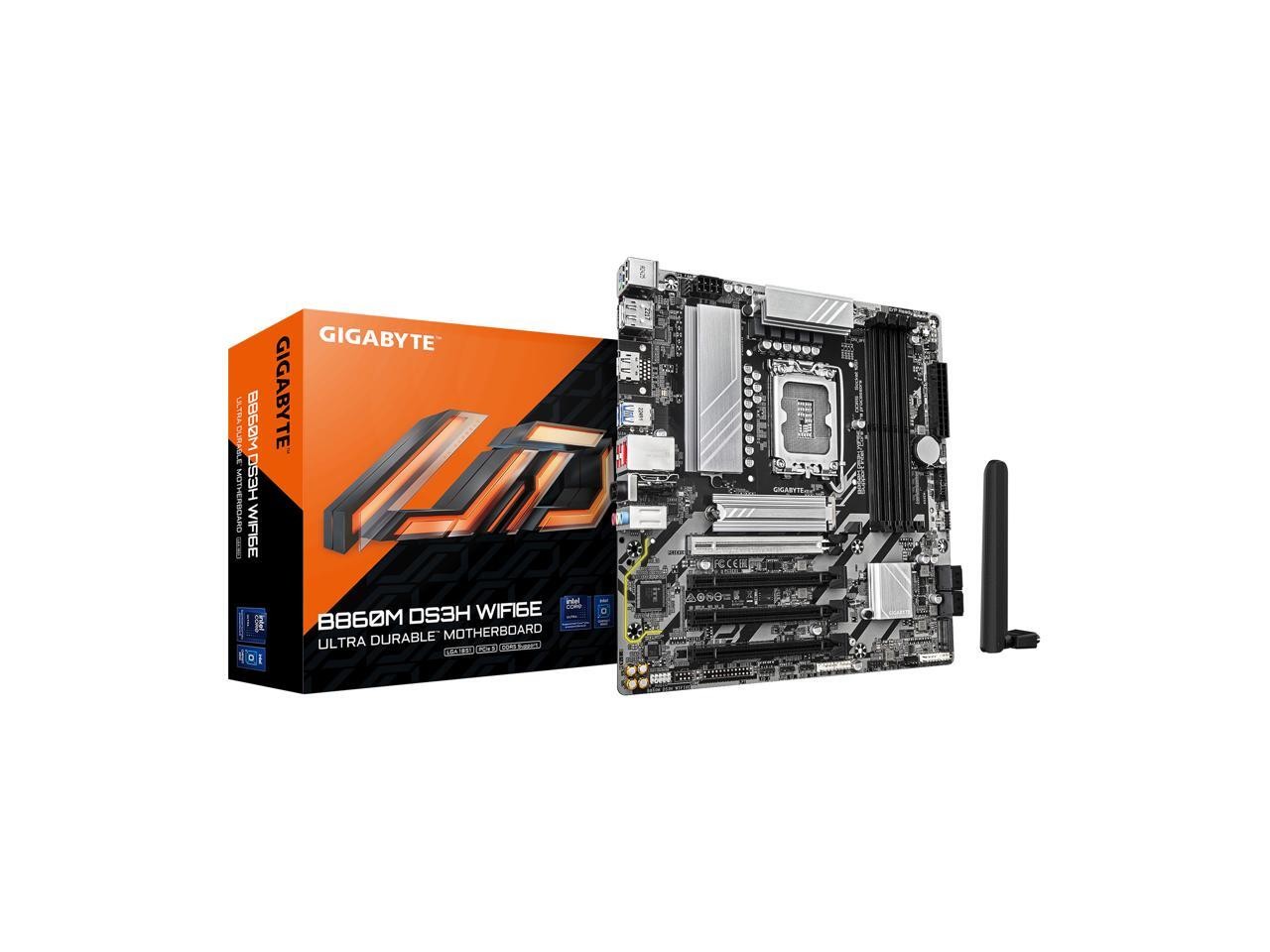 GIGABYTE B860MDS3HWIFI6E Micro ATX Motherboard LGA1851