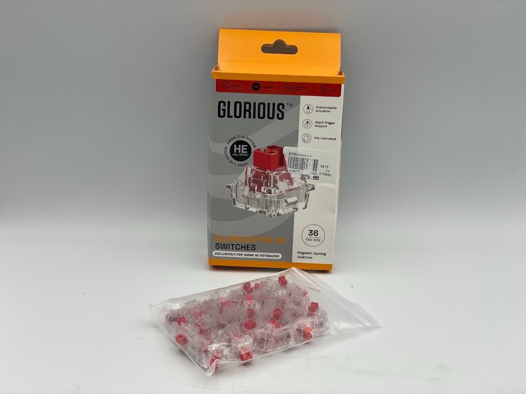 Glorious Fox HE Switches - Standard - Linear - 36 switches