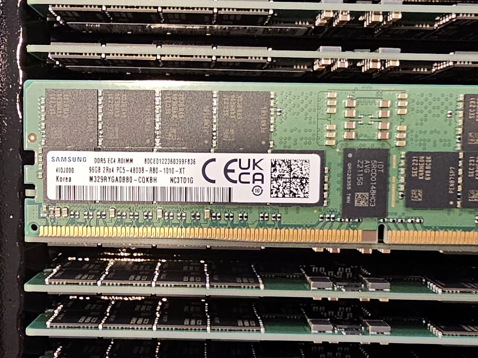 Samsung 96GB  DDR5 PC5-4800B 2Rx4 EC4 RDIMM  Server Memory (M329RYGA0BB0-CQK)