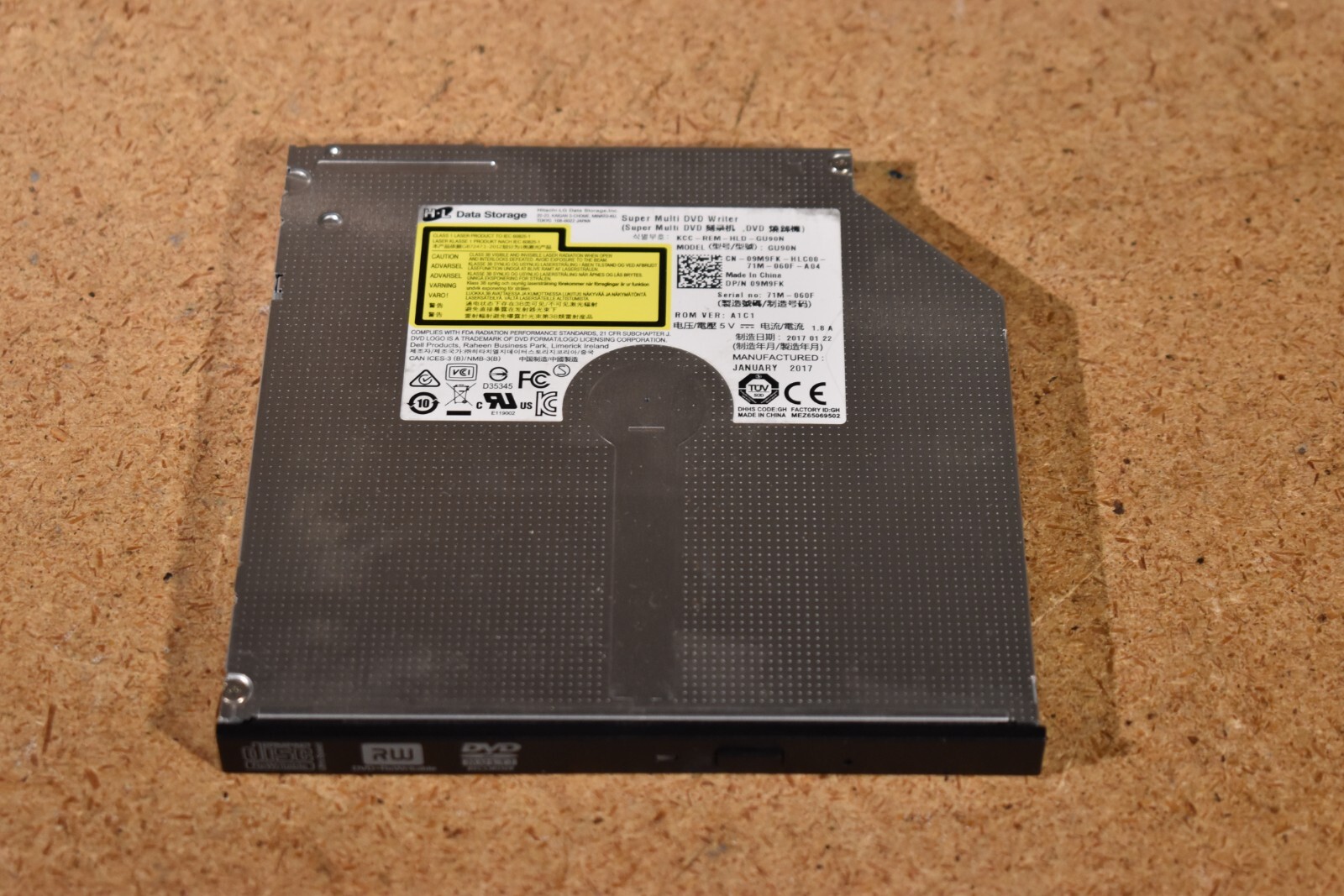Dell Precision 3630 3640 3650 Optical Drive DVD+RW DVD Recorder CD-RW Slim Bezel