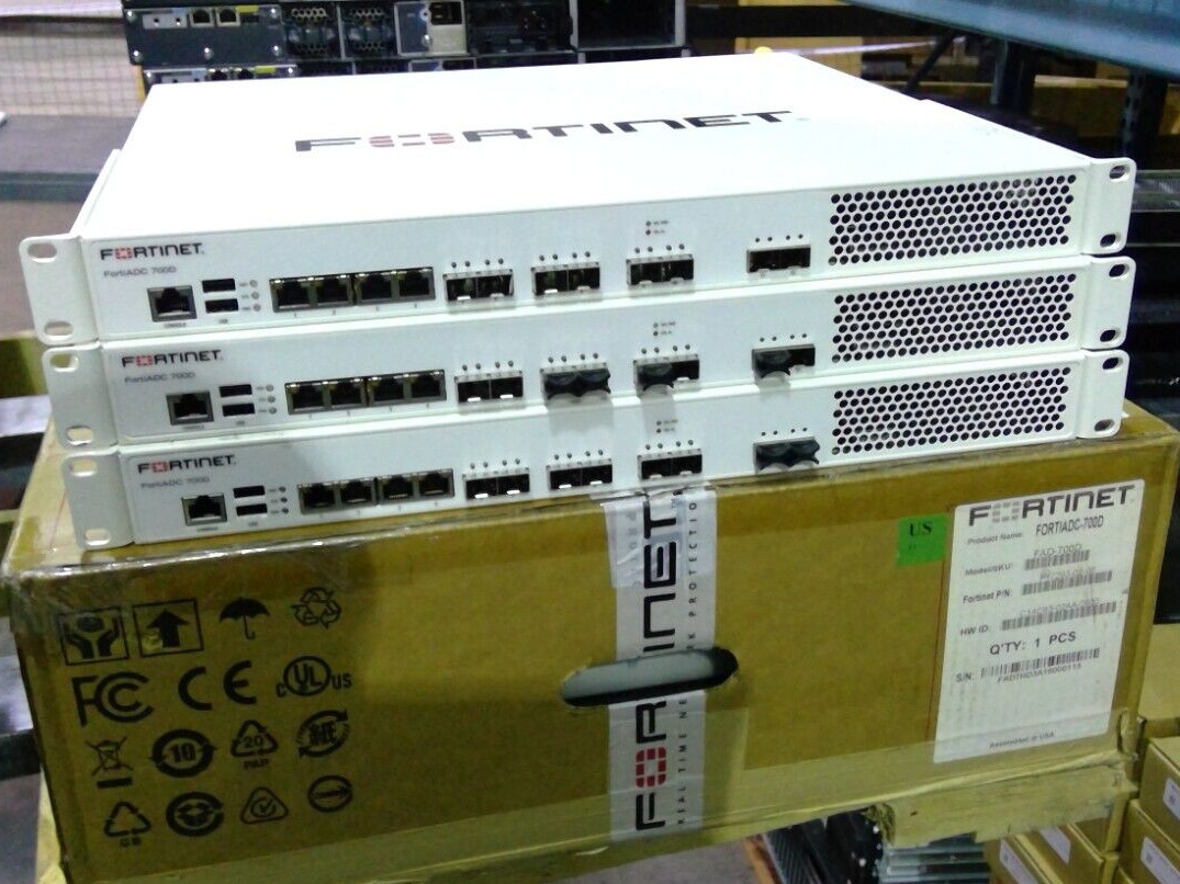 P17293-02-06 LOT OF 4 FORTINET FORTIADC-700D FAD-700D 4x 10 GE SFP+ slots *READ*