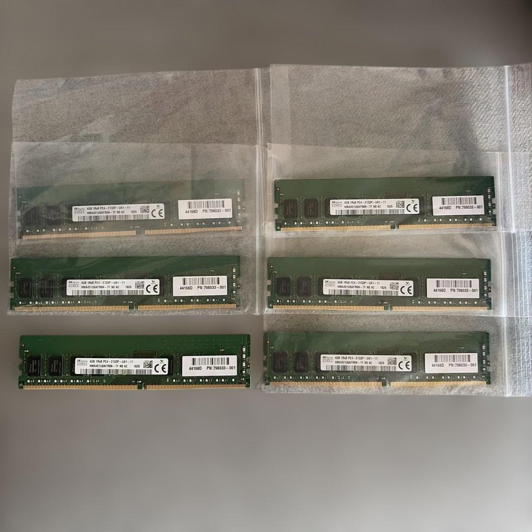 SK hynix 4GB 1Rx8 PC4 Memory 6 Modules Set