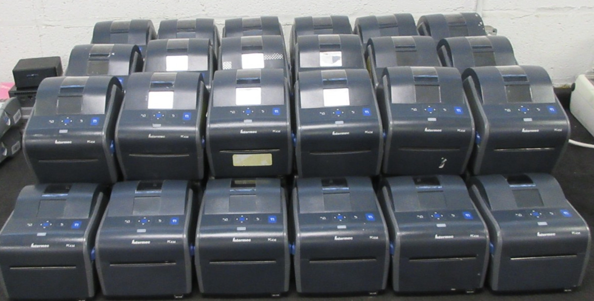lot of 58 Intermec PC43d Direct Thermal Label Printer USB Ethernet