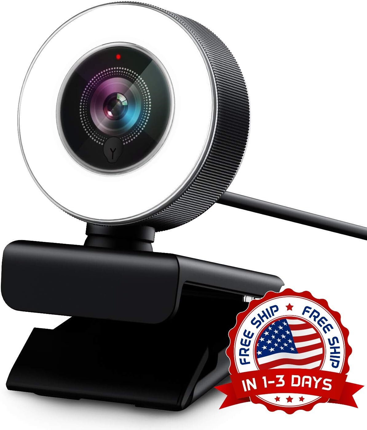 Cámara web 1080P con micrófono para computadora de escritorio portátil NUEVO US