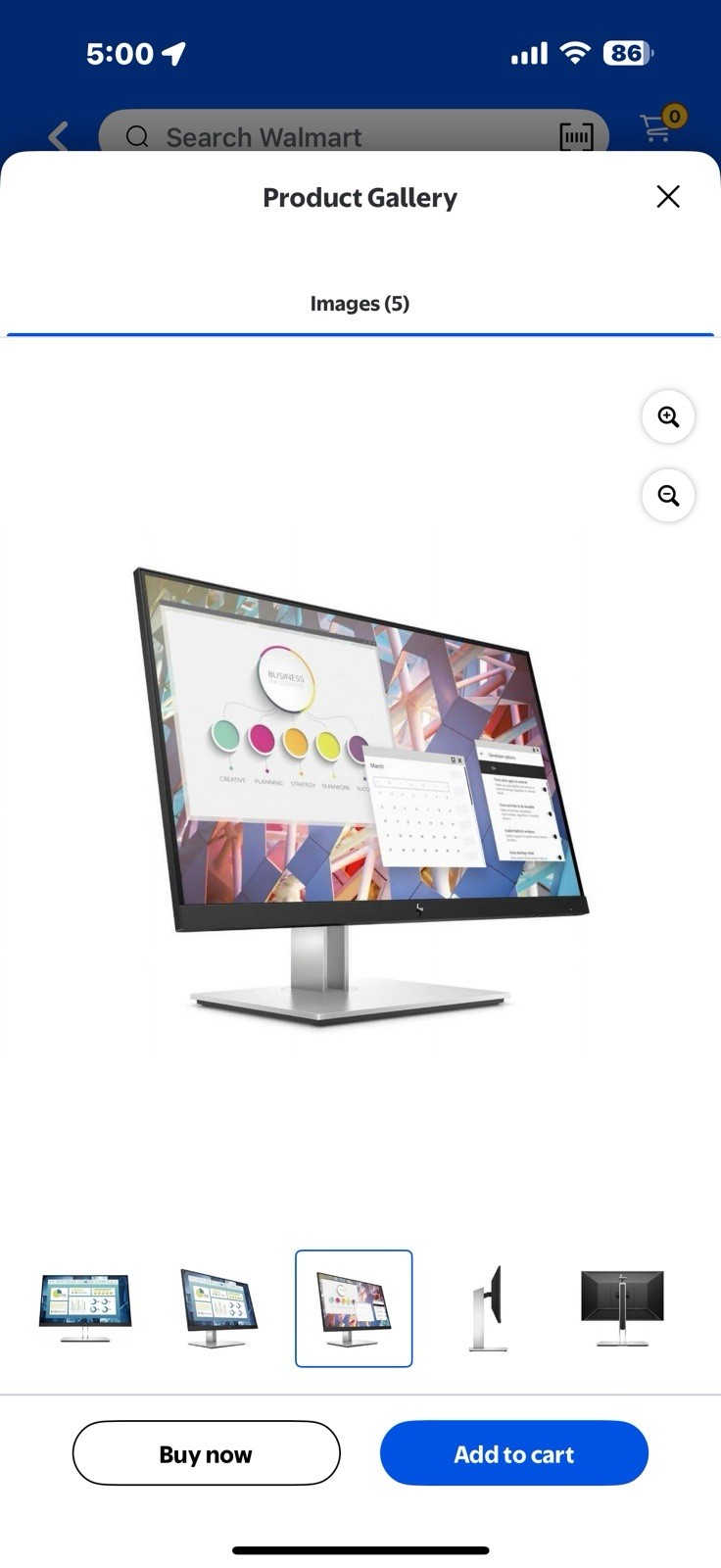 HP E22 G4 22" IPS LED Monitor - 9VH72AA#ABA