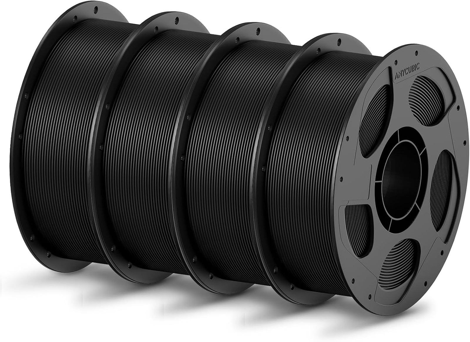 3D Printer Filament PLA Bundle 4KG, Black