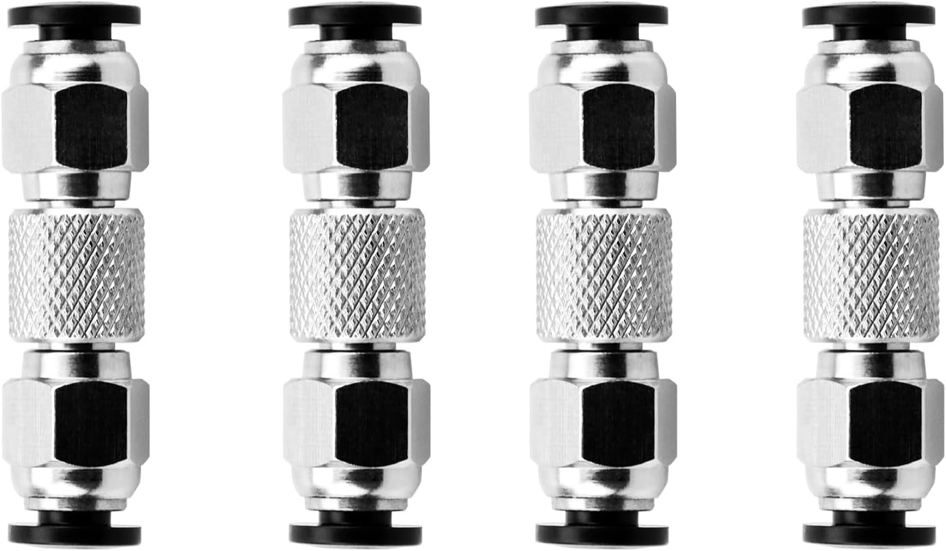 4PCS Upgraded PTFE Tube Connector for Bambu Lab X1/X1C/X1E/P1P/P1S 3D Printer -