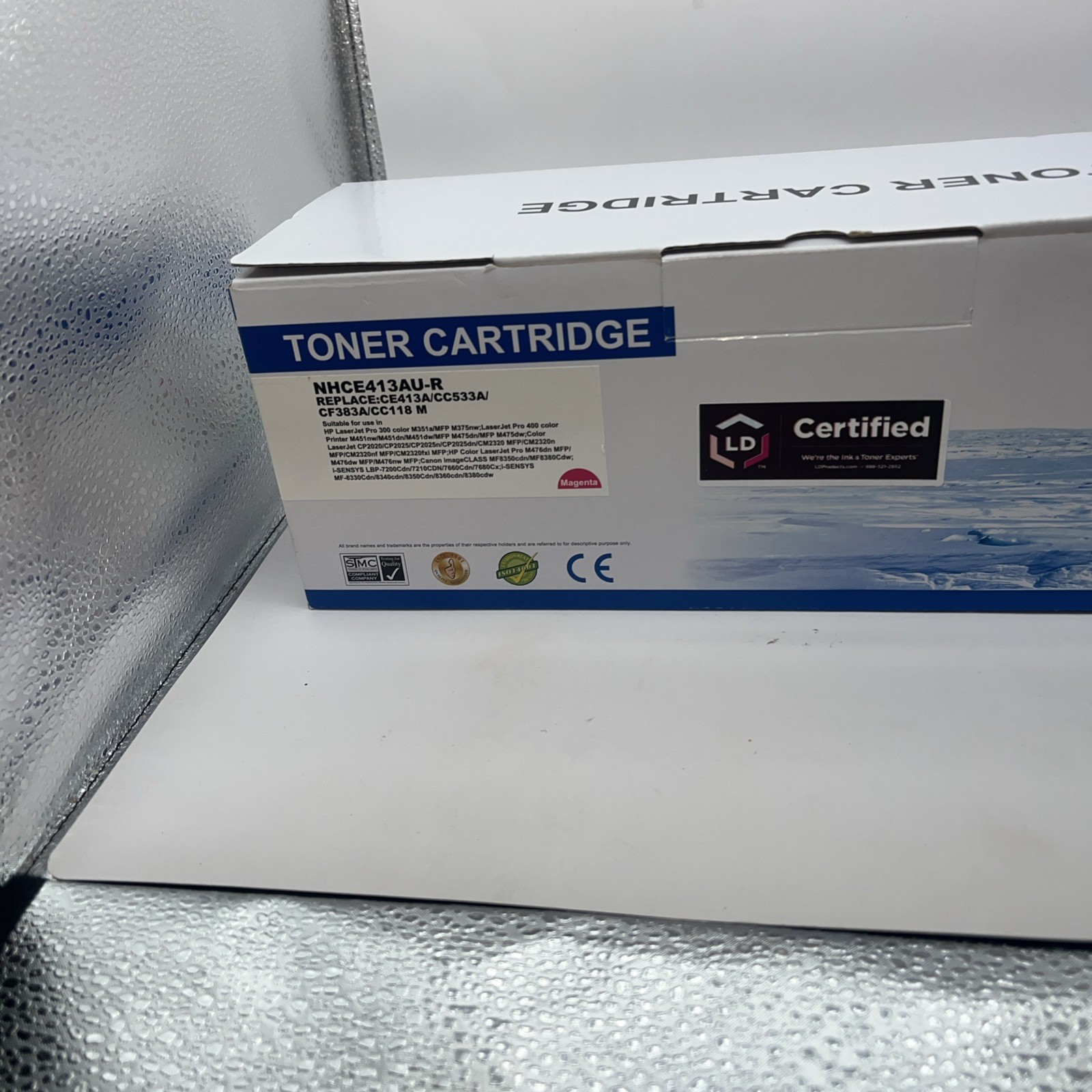Toner Cartridge NHCE412AU-R Compatible Replacement for HP & Canon Ink - Magenta