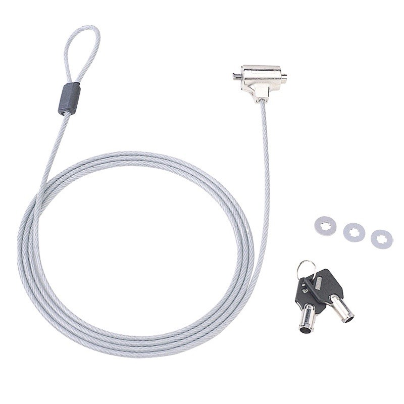 Sanwa Supply SLE-6s Desk Laptop Tether Security Lock JAPAN IMPORT