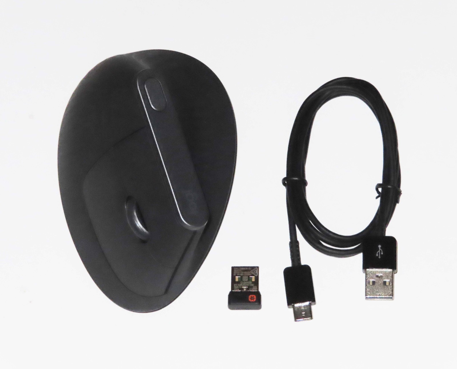 Logitech MX Vertical Ergonomic Wireless Mouse (Graphite) — Clean — Works Great
