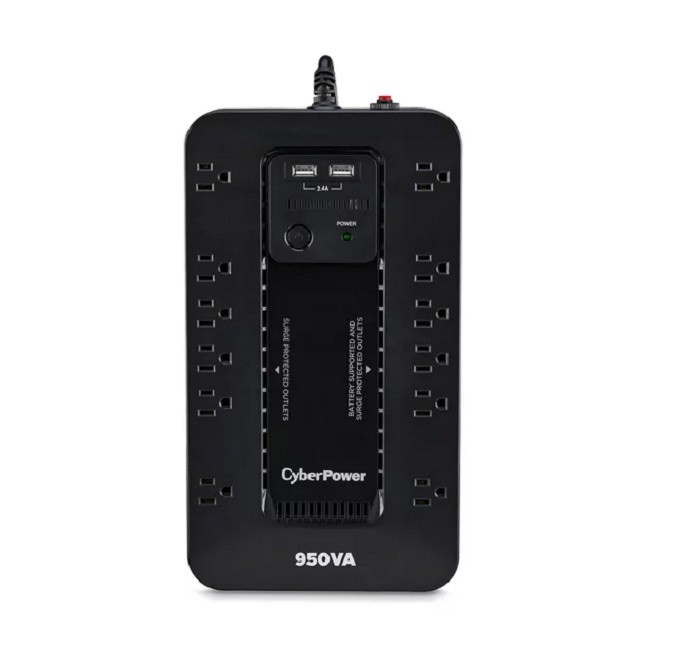 CyberPower SX950U 12 Outlet Battery Backup UPS System, Black
