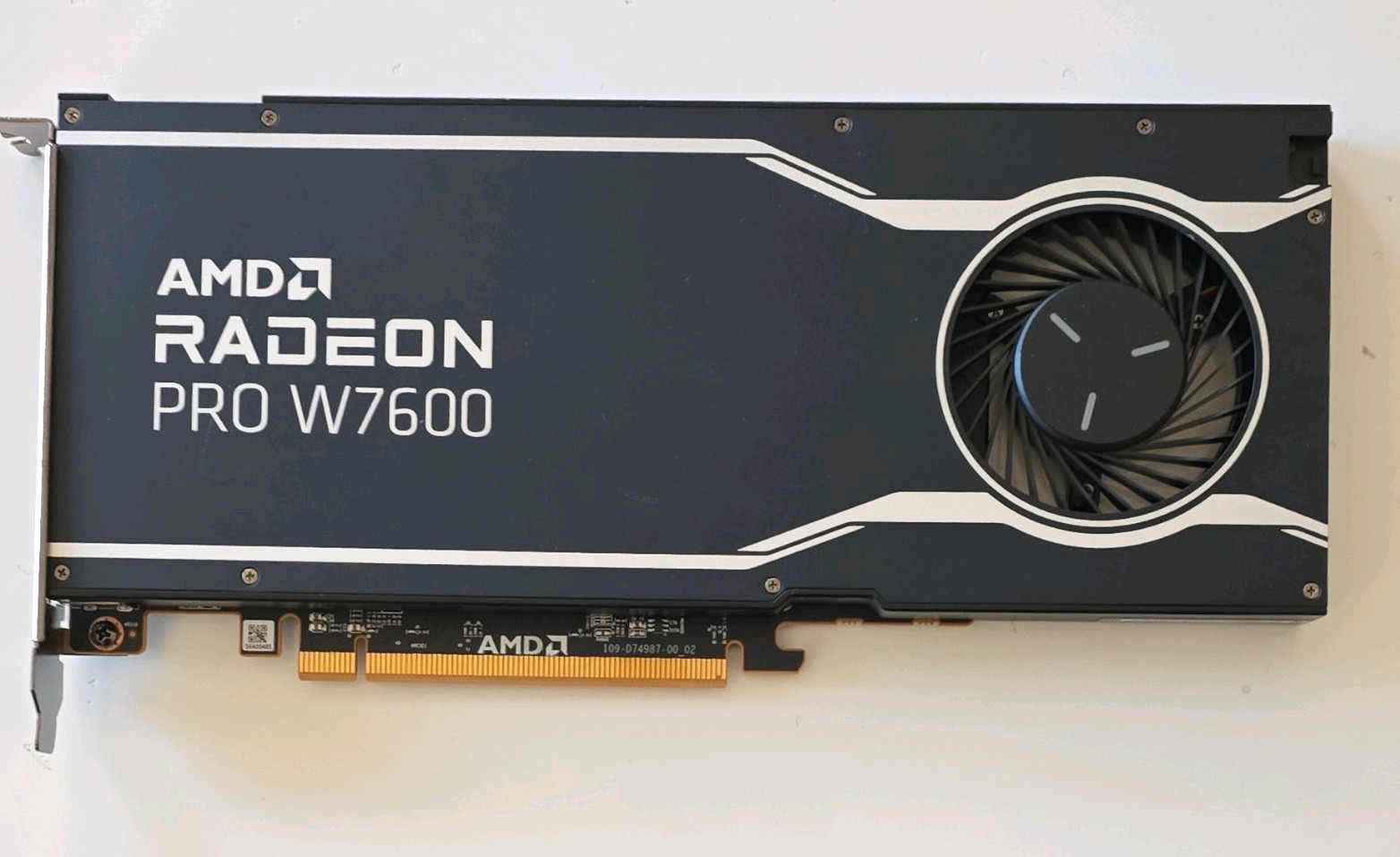 AMD Radeon Pro W7600 Professional GPU Graphics Card Blower Fan PCIe x16