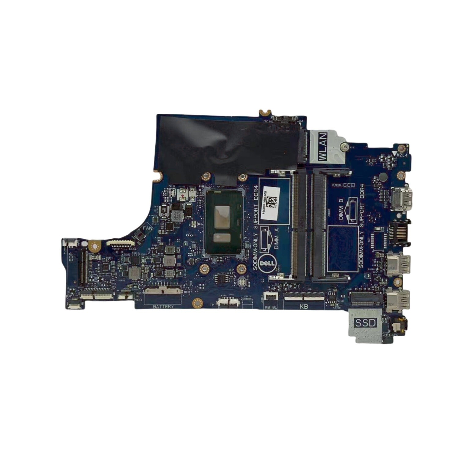 LA-F114P 001YV2 For DELL Inspiron 5770 Motherboard i3-8130U CPU UMA Mainboard